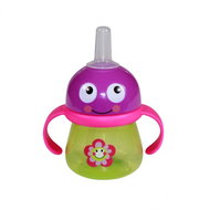 Lorelli cup with holders and straw 250 ML BLUE - Baby cup