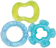 Set of Lorelli silicone teething toys - 3 pcs. GREEN/BLUE - Baby Teether
