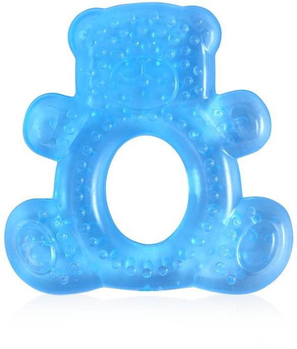 Silicone Teether Lorelli BEAR BLUE - Baby Teether - Main image