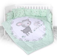Bed linen LILI 60/120 RANFORCE LAMB GREEN - Children's Bedding