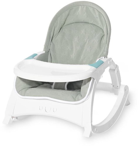Lorelli ALEX FROSTY GREEN STARS 3in1 rocking chair - Baby Rocker - Main image