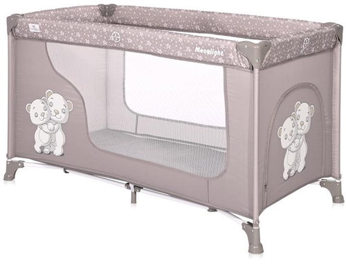 Travel cot Lorelli MOONLIGHT 1 layer STRING HUG - Travel Bed - Main image