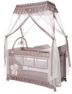 Lorelli MAGIC SLEEP 2in1 travel cot and playpen + STRING HUG canopy - Travel Bed