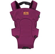 Baby carrier Lorelli BETWEEN DARK RED CYCLAMEN&BLACK - Baby Carrier