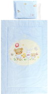 4 piece bed linen LORELLI RANFORCE BEAR PARTY BLUE - Children's Bedding