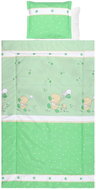 4 piece bedding LORELLI RANFORCE LITTLE DUCKS GREEN - Children's Bedding