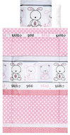 4 piece bed linen LORELLI RANFORCE FRIENDS PINK - Children's Bedding