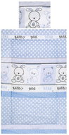3 piece bedding BERTONI RANFORCE FRIENDS BLUE - Children's Bedding