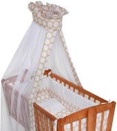 Bed linen FIRST DREAMS RANFORCE BEIGE CIRCLES - Children's Bedding