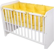 Lorelli UNI crib mantel 4 pcs. 60x120 CM YELLOW - Crib Bumper