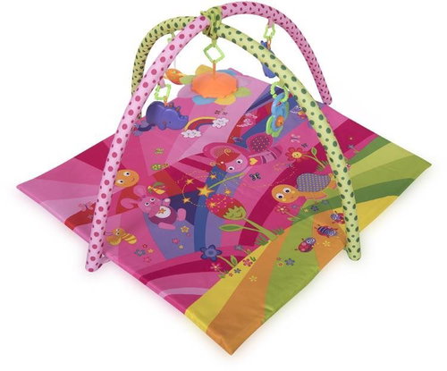 Play blanket with trapeze Lorelli FAIRY TALES PINK - Play Pad - Main image
