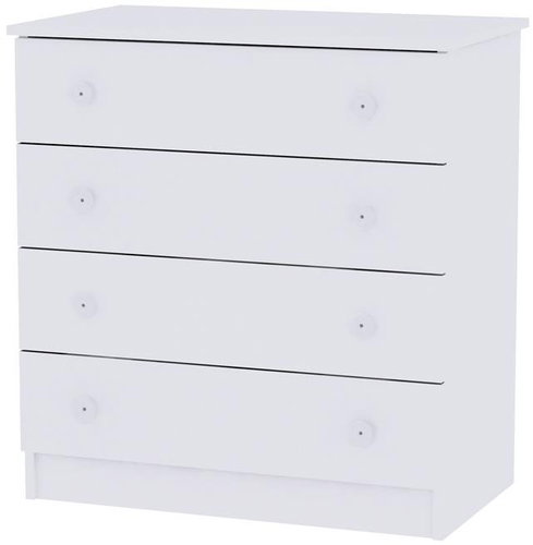 Dětská komoda Lorelli NEW WHITE - Komoda - Main image