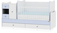 Multifunctional Cot Lorelli MINIMAX NEW 190x72CM WHITE/BLUE - Cot