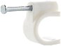 Clamp DATACOM Cable Clamps (5mm) White 100pcs - Příchytka