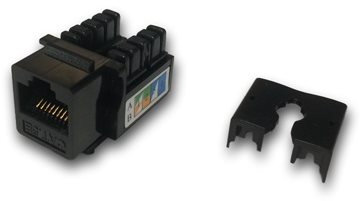 Datacom RJ45 UTP CAT5E (DUAL) MINI schwarz - Keystone - Hauptbild