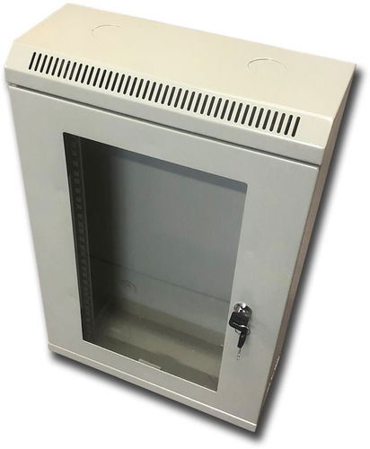 Datacom 10" 12U/140 mm (sklo) šedý - Rozvaděč - Hlavní obrázek