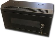 Rozvádzač Datacom 10" 4U/140 mm (sklo) čierny - Rozvaděč