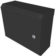 Datacom 10" 6U / 140 mm (fémlemez) fekete - Szerver szekrény
