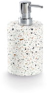 ZELLER Soap dispenser cement motif terrazzo 8,2 × 16,8 cm - Soap Dispenser