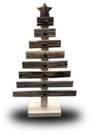 4DAVE adventní dřevěný stromeček CA1850005 50cm - Christmas Decoration