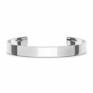 Daniel Wellington Unisex Steel Bracelet – Line Cuff Polished L DW00401774 - Bracelet