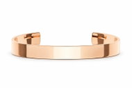 Daniel Wellington Unisex Bracelet, Rose Gold, Line Cuff Polished L DW00401776 - Bracelet