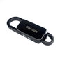 Voice Recorder Daklos Durable voice recorder and MP3 player SPYKEY 32 GB metal with carabiner black - Diktafon