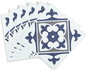 Self-Adhesive Decoration D-c-fix Self-adhesive pvc tiles Nadia blue 6 pcs - Samolepicí dekorace