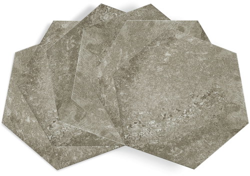 d-c-fix Self-Adhesive Floor Hexagons Slate Grey - Self-Adhesive Film - Main image