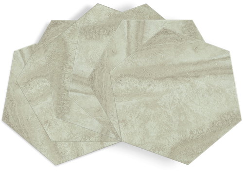 d-c-fix Self-Adhesive Hexagonal Floor Tiles Natural Travertine - Self-Adhesive Film - Main image