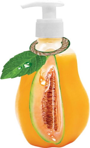 Lara liquid soap with dispenser 375 ml Melon - Liquid Soap - Main image