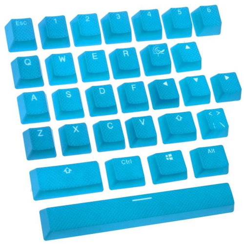 Ducky Rubber Keycap Set, 31 billentyű, Double-Shot Backlight - kék - Keycap - Fő fotó