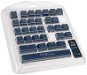 Ducky Rubber Keycap Set - 31 Tasten - Double-Shot Backlight - blau - Tastatur-Ersatztasten