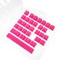 Ducky Rubber Keycap Set, 31 keys, Double-Shot Backlight - pink - Replacement Keys