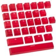 Ducky Rubber Keycap Set, 31 billentyű, Double-Shot Backlight - piros - Pótbillentyű