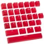 Ducky Rubber Keycap Set, 31 keys, Double-Shot Backlight - red - Replacement Keys