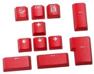 Ducky PBT Double-Shot Keycap Set, červená, 11 kláves - Náhradní klávesy