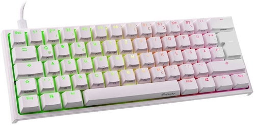 Ducky ONE 2 Mini, MX-Red, RGB-LED, fehér - DE - Gamer billentyűzet - Fő fotó