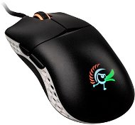Ducky Feather ARGB - Omron Switches, Black/White - Gaming Mouse