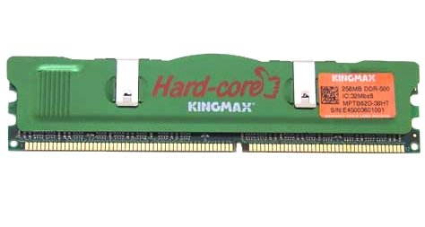 256MB DDR 466MHz PC3700 CL3 KINGMAX Hard-Core - - - Hauptbild
