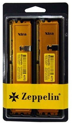 ZEPPELIN 2GB KIT DDR 400MHz CL3 GOLD - RAM - Main image