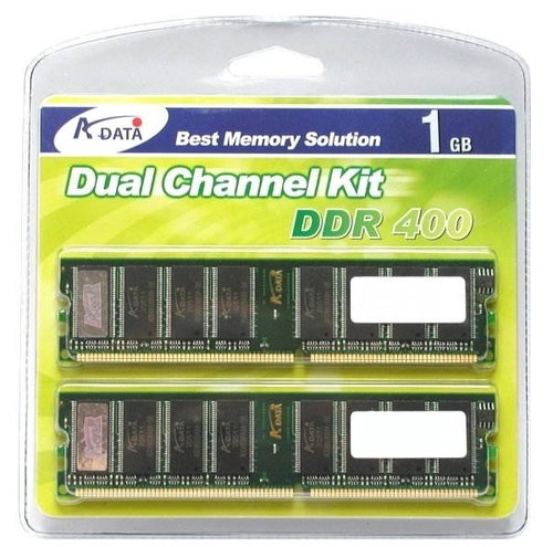 ADATA 1GB KIT DDR 400MHz - Operační paměť - Hlavný obrázok