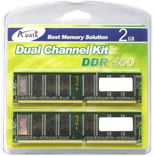ADATA 2 GB of DDR 400MHz KIT - RAM - Main image