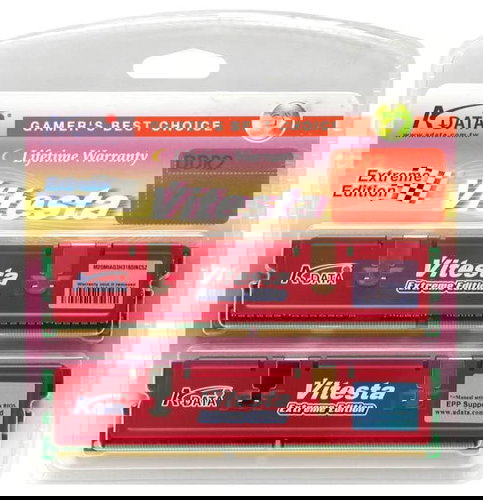 2GB (KIT 2x1GB) DDR2 1000MHz PC8000 ADATA Extreme Edition Vitesta RETAIL BOX - vhodné pro DualChanne - - - Main image
