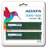 A-DATA 8GB KIT DDR3 1333MHz CL9 Premier Series - RAM