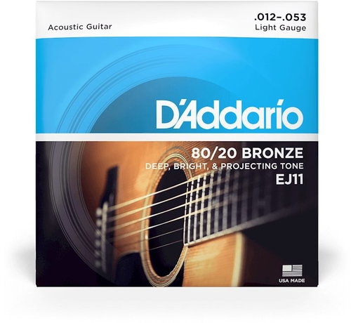 D'Addario EJ11, Bronze Light, 12-53 - Strings - Main image