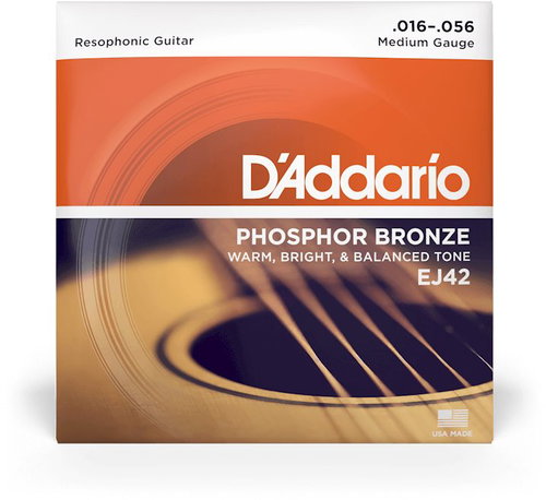 Daddario EJ42 Phosphor Bronze Resofonic Extra Light - .016 - .052 - Struny - Hlavný obrázok