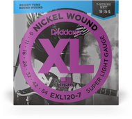 D'Addario EXL120-7, Super Light, 09-54 - Strings