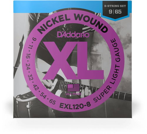 D'Addario EXL120-8 Super Light 8-String - Strings - Main image