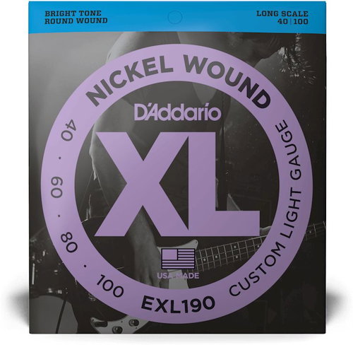 D'Addario EXL190 Custom Light, 40-100 - Strings - Main image